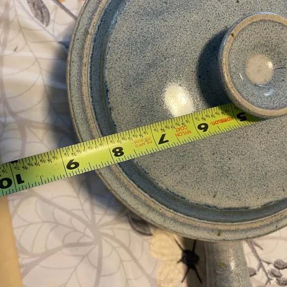 Vintage Lidded Pottery- Handmade Unique Steamer- With Handle